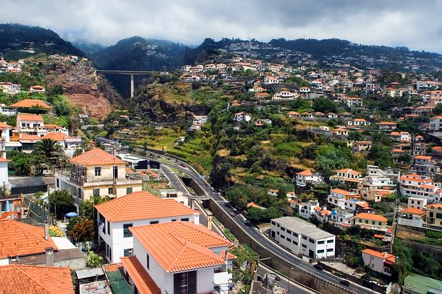 Funchal stad, eiland Madeira