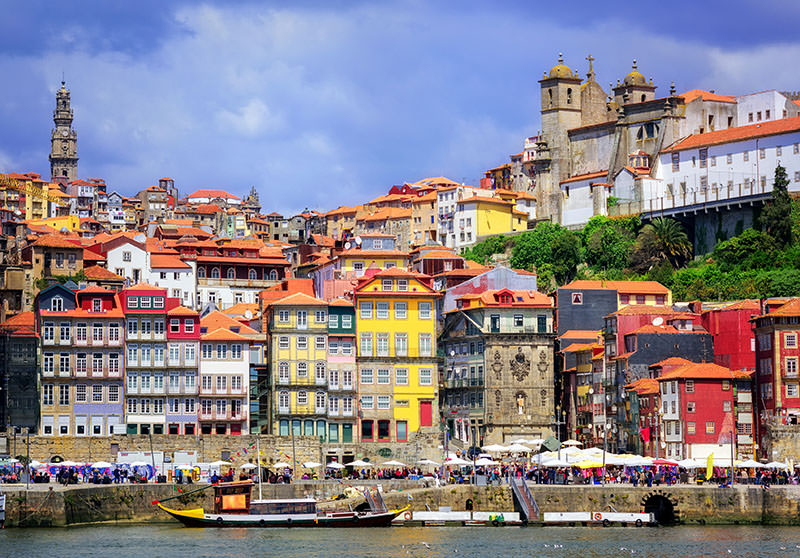 Ribeira, oude stadsgedeelte van Porto