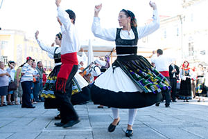Portugese Dans tijdens Festival Viana do Castelo
