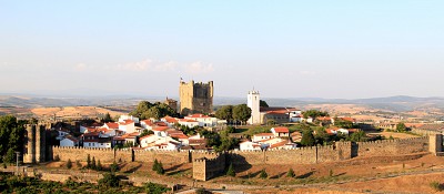 Stad Bragança in Portugal