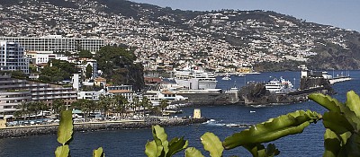 Stad Funchal in Portugal