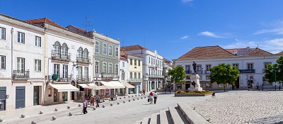 Stad Santarém in Portugal